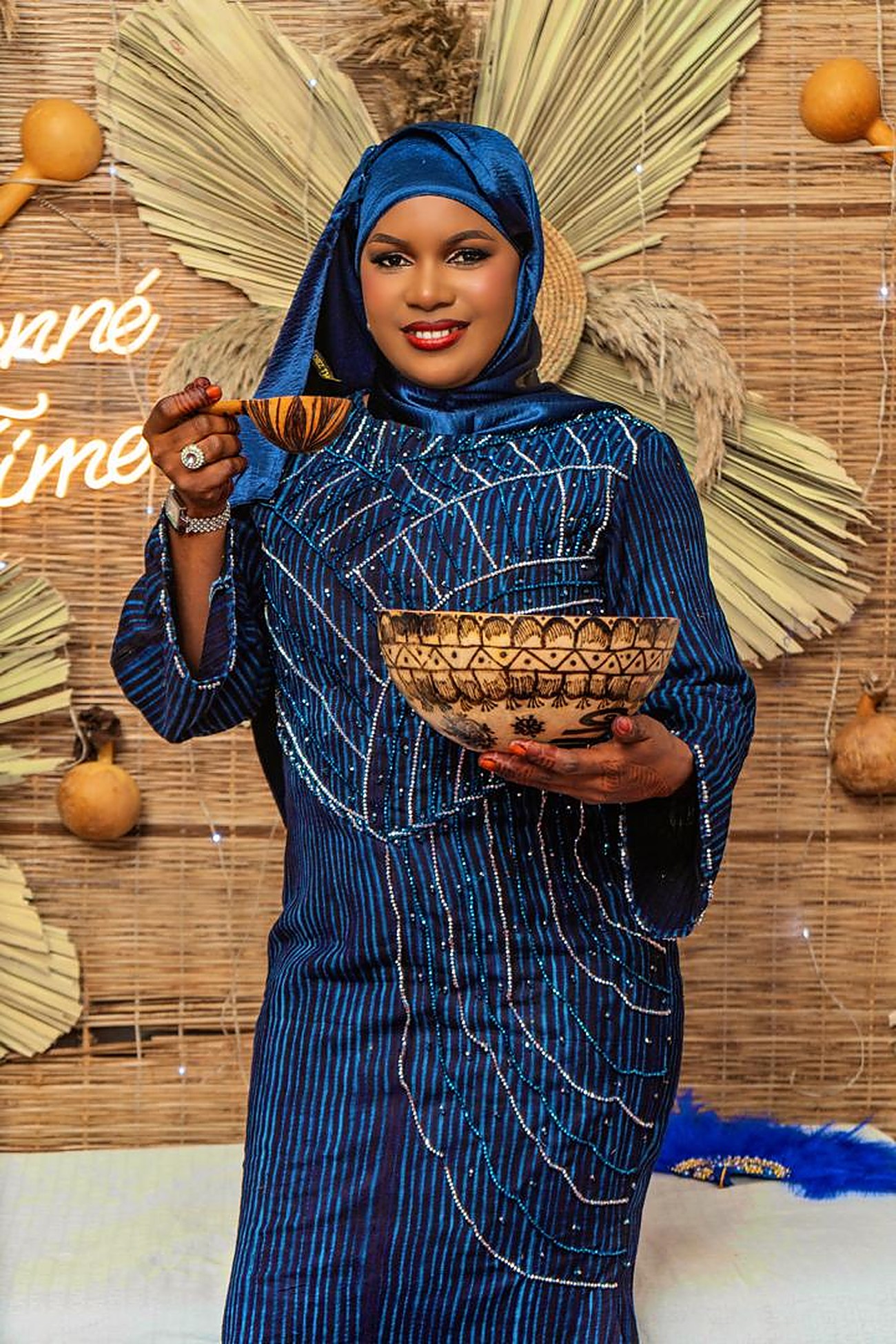 Portrait cérémonie traditionnelle sénégalaise capturé par Mbaye Visuel, photographe à Ziguinchor